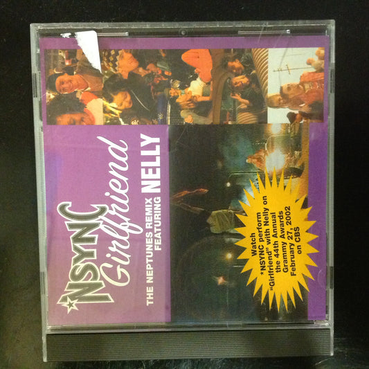 CD JDJ-40008-2 *NSYNC NSync Girlfriend Neptunes Remix Ft. Nelly Jive Promo 2002