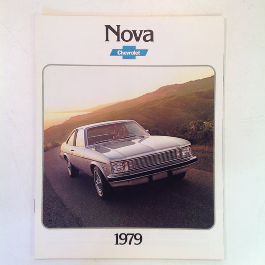 Vintage 1978 Chevrolet 1979 Nova Informational Sales Brochure Foldout Poster GM