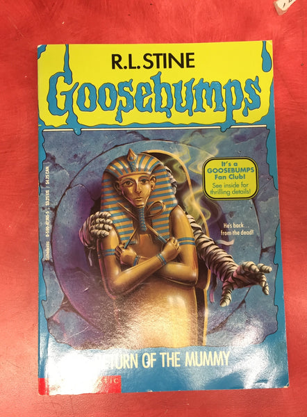 Goosebumps R. L. Stine Return of the mummy Issue 23