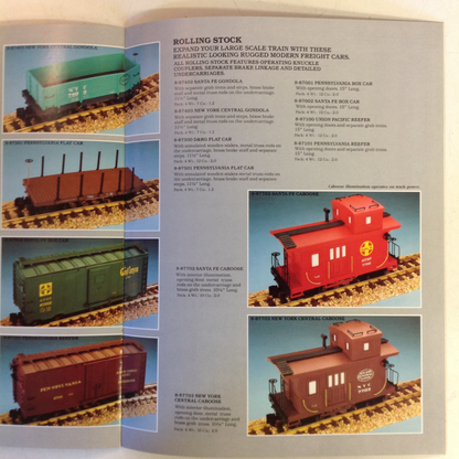 Vintage 1988 LIONEL Large Scale Electric Trains & Accessories Booklet