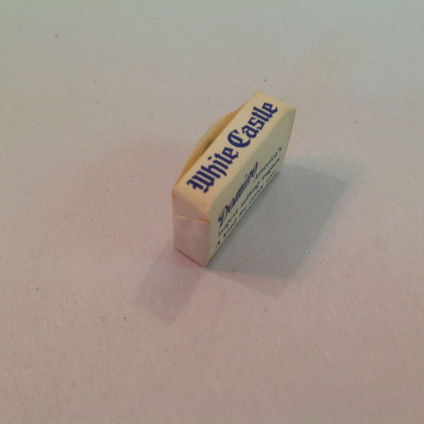 Vintage Individual Wrapped White Castle Restaurant Domino Sugar Packet Rectangle Sweetener